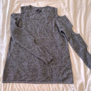 AQUA 100% CASHMERE SWEATER WITH ARM CUTOUTS NWOT